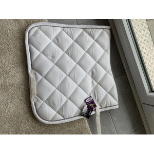 Tapis blanc dressage Equitheme