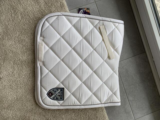 Tapis blanc dressage Equitheme