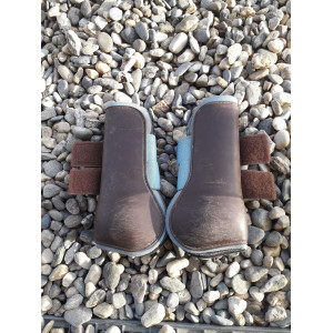 Guetre norton marron et bleu ciel