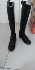 Bottes noires Félix Bühler 39 cuir