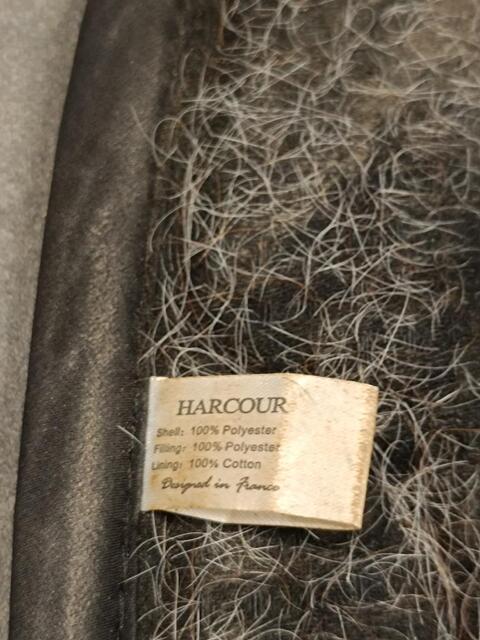 tapis de dressage Harcour noir et bordeaux (modèle Versaille)