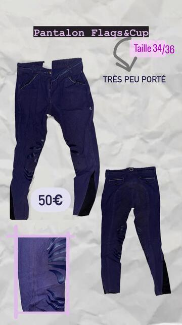Pantalon Flags&Cup violet
