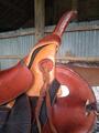 Selle western de randonnée et sacoches