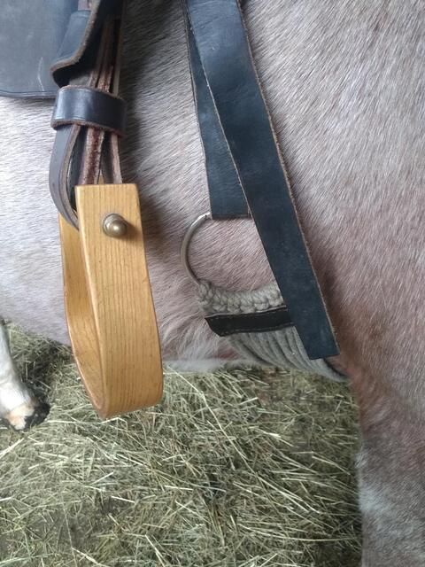 Selle western de randonnée et sacoches
