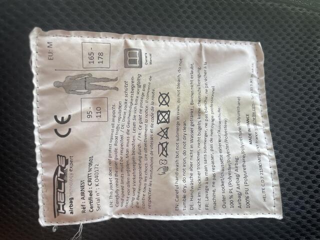 Gilet airbag