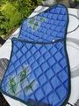 Tapis de selle plume de paon