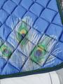 Tapis de selle plume de paon