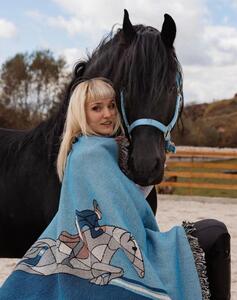 UNIQUE: Plaid HORSE ON THE LOOSE