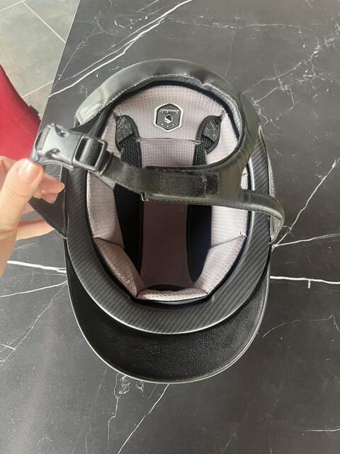 Bombe Samshield Shadowmat petite visière coque M noir mat