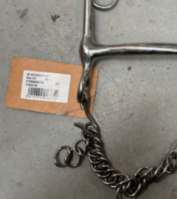 Mors de bride droit Metalab