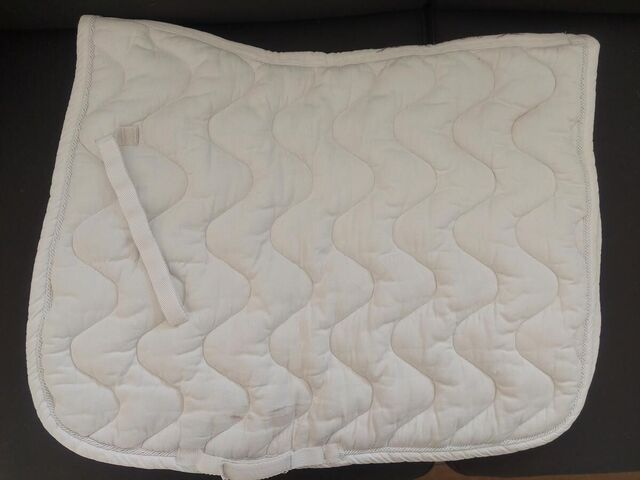 Tapis de selle blanc