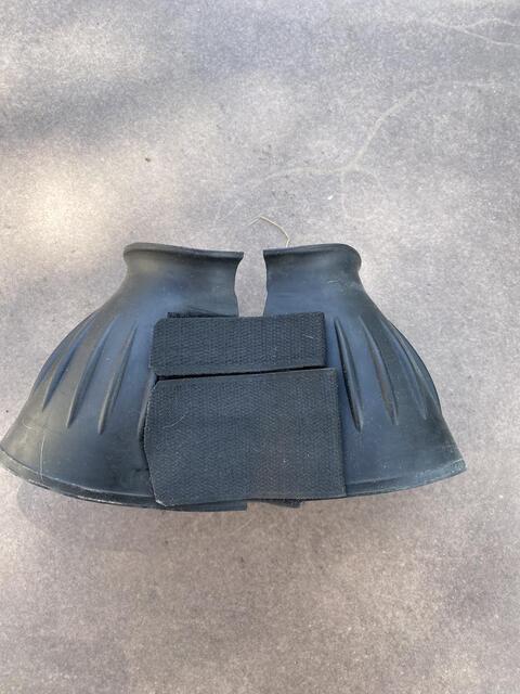Cloches en caoutchouc noires, taille XL