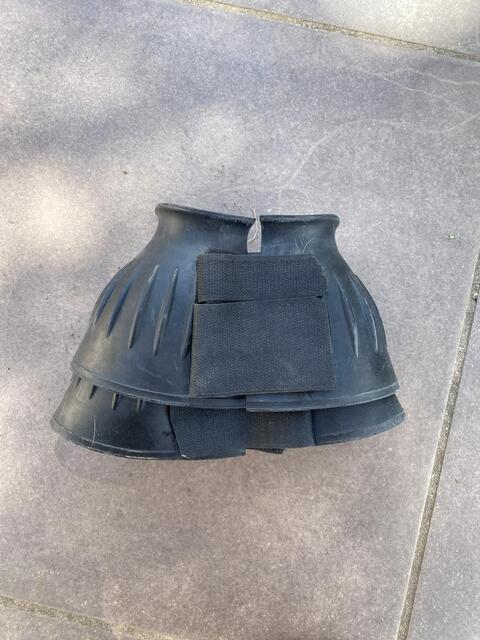 Cloches en caoutchouc noires, taille XL