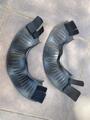 Cloches en caoutchouc noires, taille XL