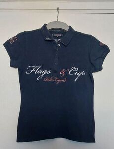 Polo bleu marine Flags&Cup