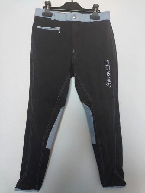Pantalon d'équitation bleu ciel et marron Sierra
