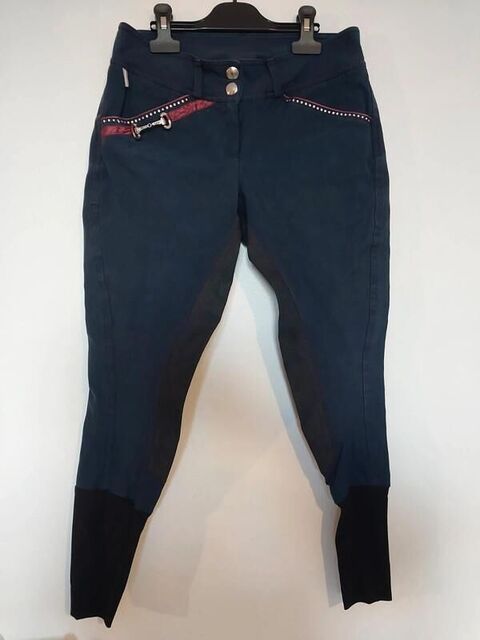 Pantalon d'équitation bleu marine Busato