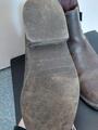 Boots d'équitation en cuir marron