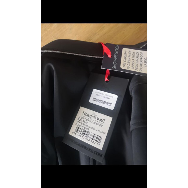 Veste concours noire neuve horseware