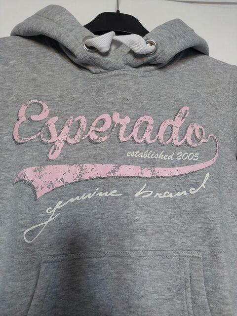 Sweat gris et rose Esperado