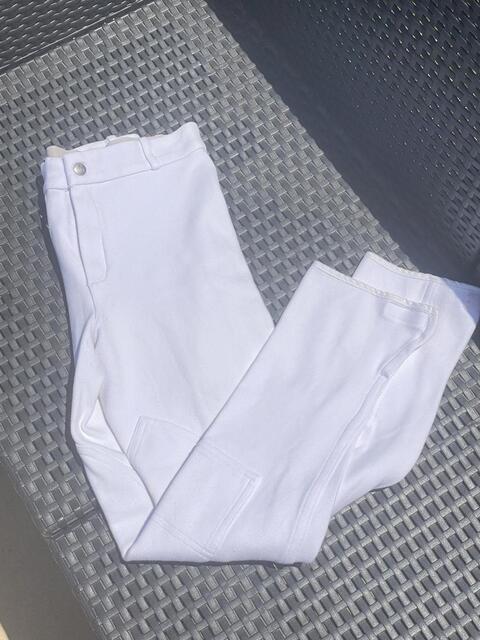 Pantalon concours blanc équitation fouganza