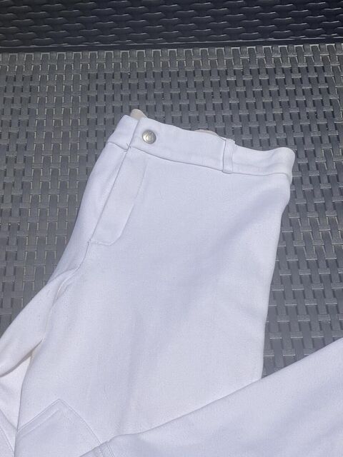 Pantalon concours blanc équitation fouganza