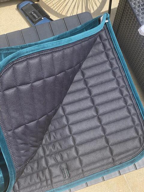 Tapis de selle émeraude cheval