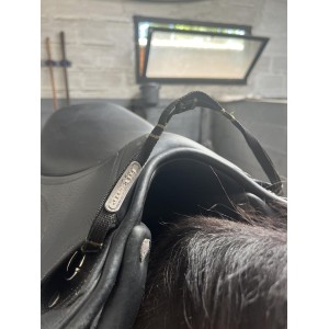Selle 16 pouces cuir noir