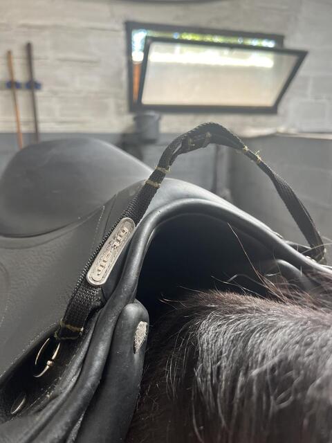 Selle 16 pouces cuir noir