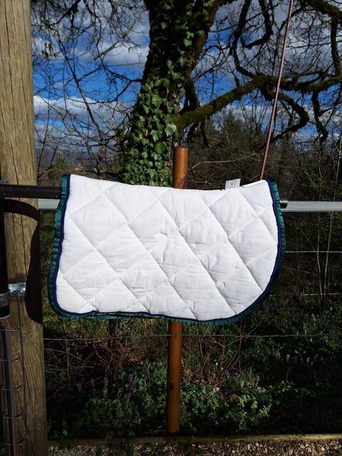 Tapis blanc poney