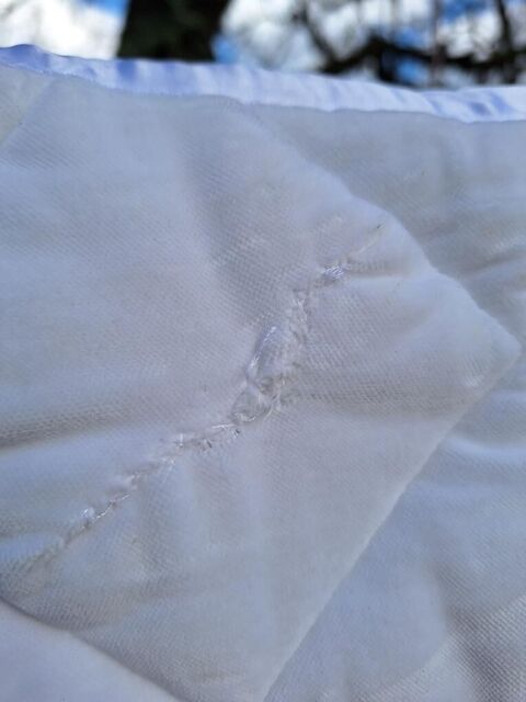 Tapis blanc poney