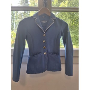 Veste concours equitheme bleue 12 ans