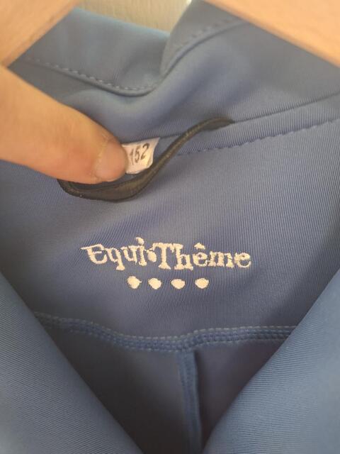 Veste concours equitheme bleue 12 ans