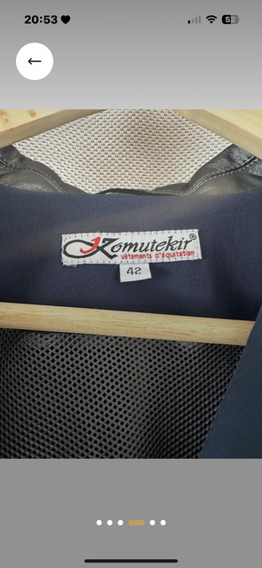 Veste de concours bleu marine Komutekir
