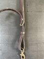 Collier de chasse cheval cuir marron