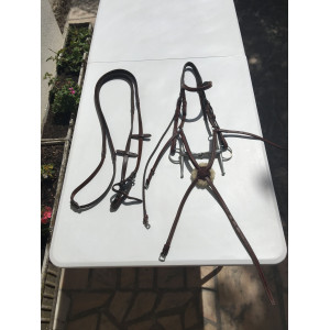 Filet en cuir havane