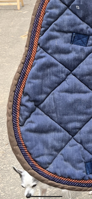 Tapis HFI bleu/orange/marrin