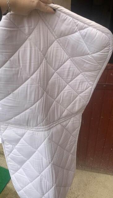 Tapis blanc dressage HV Polo