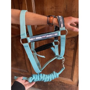 Licol bleu Fouganza taille cheval