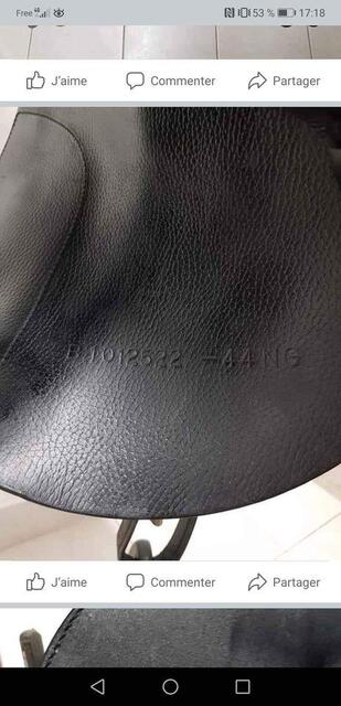 SELLE CSO BATES CUIR NOIR 17.5 MODELE ELEVATION