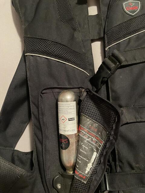 Air bag spark