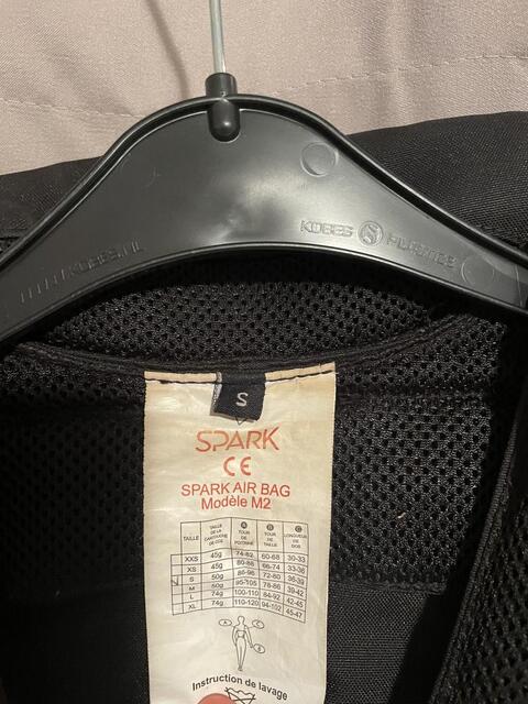 Air bag spark
