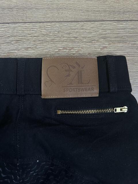 Pantalon full grip noir Alexandra Ledermann