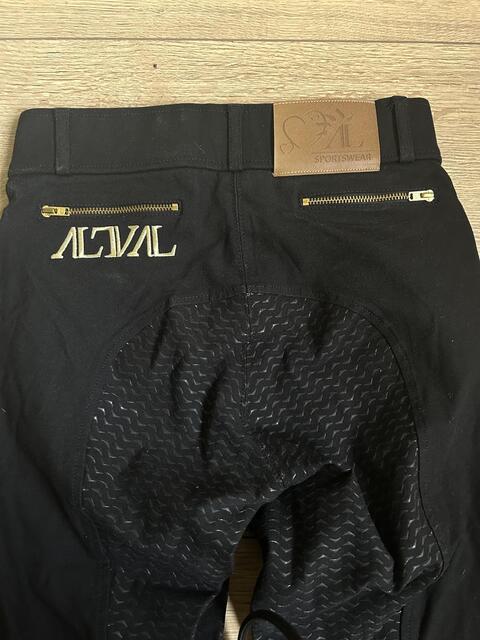 Pantalon full grip noir Alexandra Ledermann