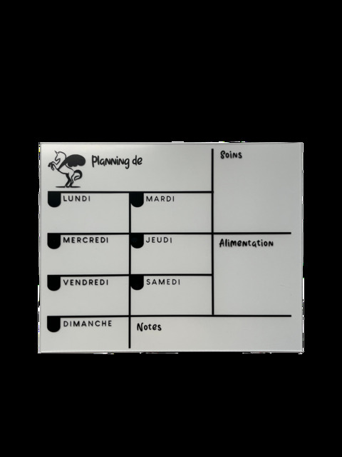 Planner mural pour casier