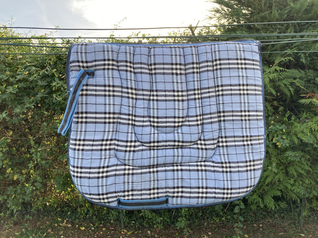 tapis de selle épais Bleu