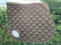 Tapis de selle coupe CSO marron