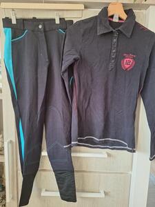 Lot de vetements taille XXS pantalon neuf et polo longues manches