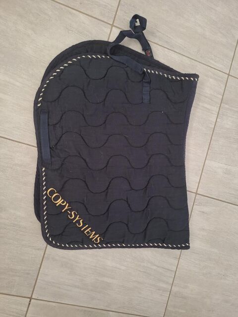 Tapis de selle bleu taille Cob