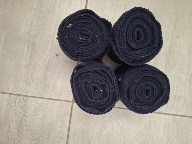 Lot de bandes de polo bleu marine